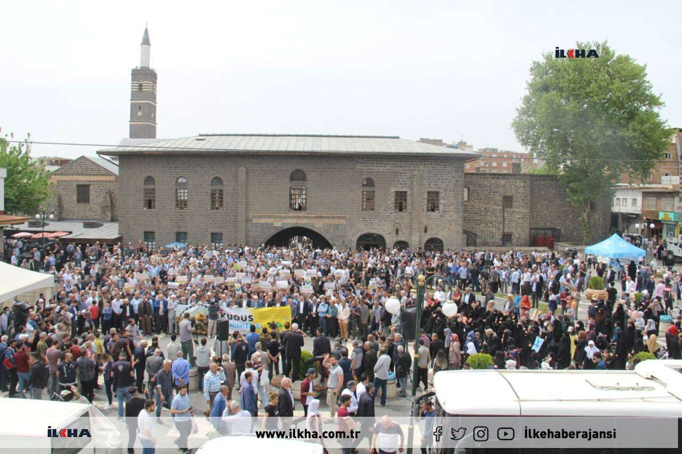Thousands protest in Turkey against israeli atrocities in Palestine